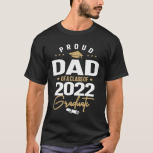 Stolzer Vater einer Klasse von 2022-Grad-Abschluss T-Shirt