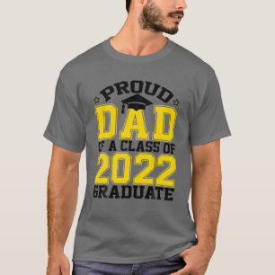 Stolzer Vater einer Klasse von 2022 Vater mit Absc T-Shirt