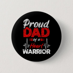 Stolzer Vater einer koronaren Herzkrankheit des He Button