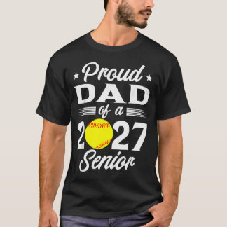 Stolzer Vater einer Softball-Absolventin 2027 T-Shirt