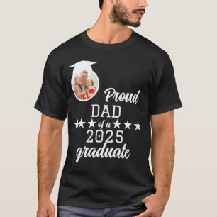 Stolzer Vater eines 2025 Graduate Family Abschluss T-Shirt