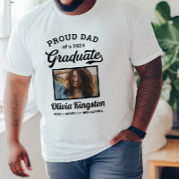 Stolzer Vater eines 2025 Graduate White Custom Fot
