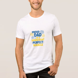 Stolzer Vater eines absolut perfekten Wunders Tri-Blend Shirt