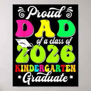 Stolzer Vater eines Absolventen der Klasse 2026 Se Poster