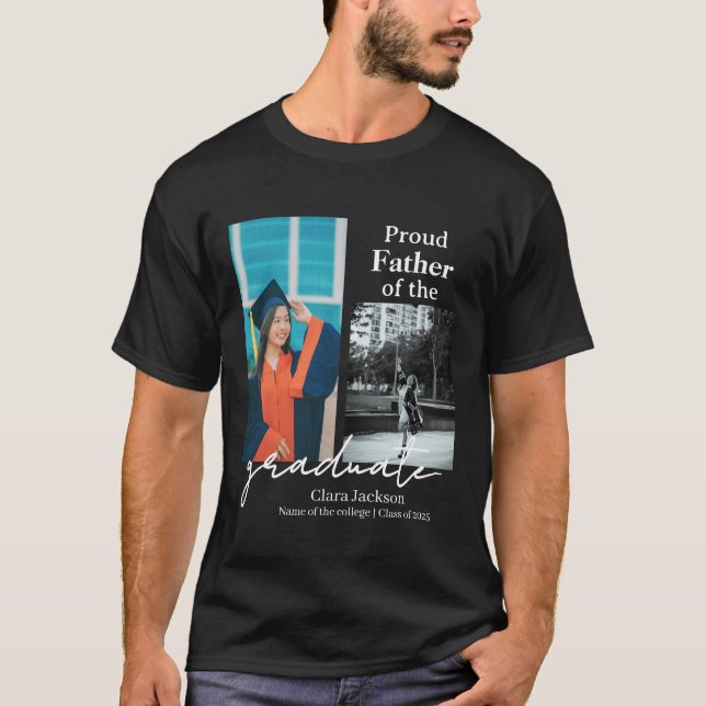 Stolzer Vater eines Absolventen T-Shirt (Vorderseite)