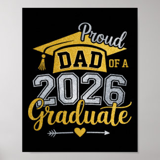 Stolzer Vater eines Absolventen von 2026 für Abitu Poster