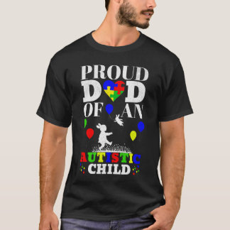 Stolzer Vater eines autistischen Kindes - Autistis T-Shirt