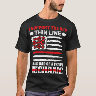 Stolzer Vater eines Brave Mechanic T Shirt