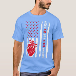 Stolzer Vater eines CHD-Bewusstseins eines Herzkri T-Shirt