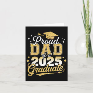 Stolzer Vater eines Cl von 2025 Graduate Senior Gr Karte