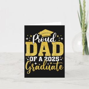 Stolzer Vater eines Cl von 2025 Graduate Senior Gr Karte