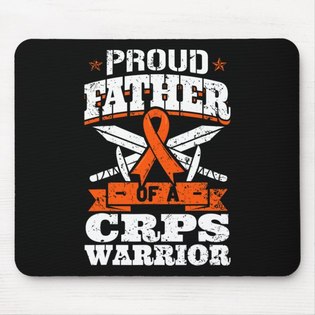 Stolzer Vater eines CRPS-Kriegers RSD Awareness Ri Mousepad (Vorne)