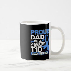 Stolzer Vater eines Diabetes-Warrior T1D-Bewusstse Kaffeetasse