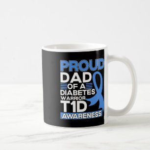 Stolzer Vater eines Diabetes-Warrior T1d-Bewusstse Kaffeetasse