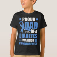Stolzer Vater eines Diabetes-Warrior T1d-Bewusstse