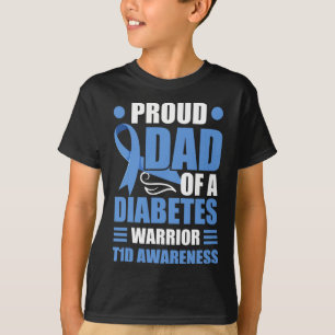 Stolzer Vater eines Diabetes-Warrior T1d-Bewusstse T-Shirt