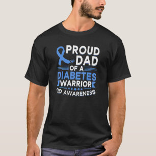 Stolzer Vater eines Diabetes-Warrior T1D-Bewusstse T-Shirt