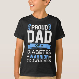 Stolzer Vater eines Diabetes-Warrior T1d-Bewusstse T-Shirt