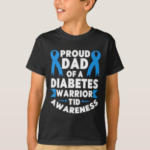Stolzer Vater eines Diabetes-Warrior T1d-Bewusstse T-Shirt