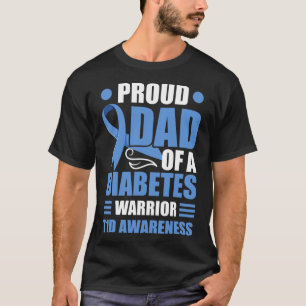 Stolzer Vater eines Diabetes-Warrior T1D-Bewusstse T-Shirt