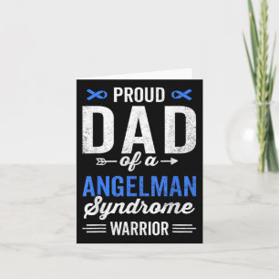 Stolzer Vater eines Engelman-Syndroms Warrior Surv Karte