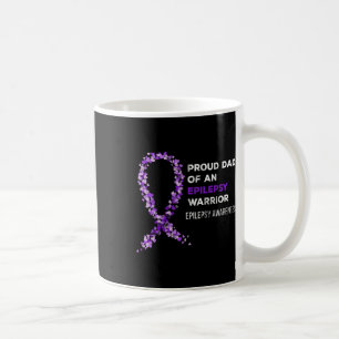 Stolzer Vater eines Epilepsie-Kriegers Epilepsie-B Kaffeetasse