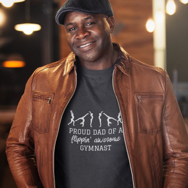 Stolzer Vater eines Flippin Phantastisch Gymnastes T-Shirt (Von Creator hochgeladen)