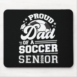 Stolzer Vater eines Fußball-Ll-Seniors Cl von 2026 Mousepad