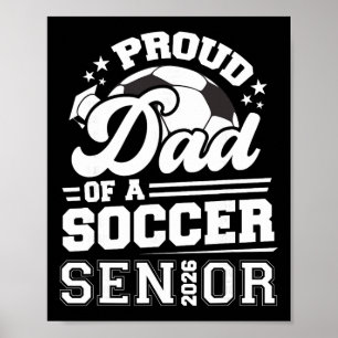 Stolzer Vater eines Fußball-Ll-Seniors Cl von 2026 Poster