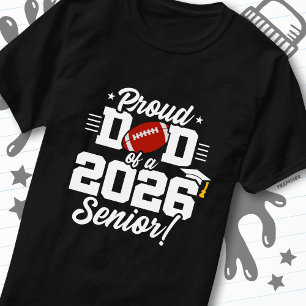 Stolzer Vater eines Fußballabsolventen 2026 T-Shirt
