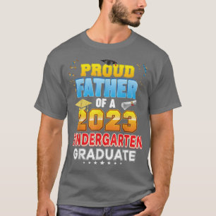 Stolzer Vater eines Kindergartenstudiums der Klass T-Shirt