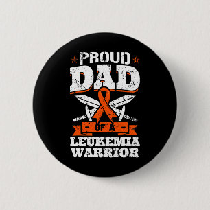 Stolzer Vater eines Leukämie-Kriegers Daddy Awaren Button