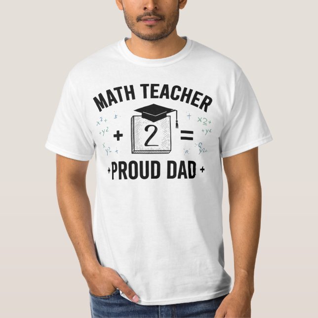 Stolzer Vater eines Mathematikprofessors T-Shirt (Vorderseite)