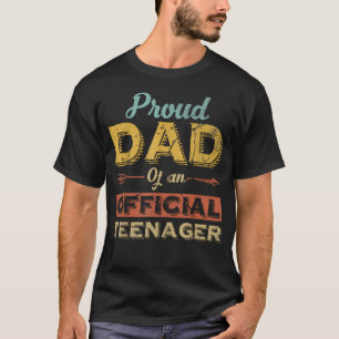 Stolzer Vater eines offiziellen 13. Geburtstagssoh T-Shirt