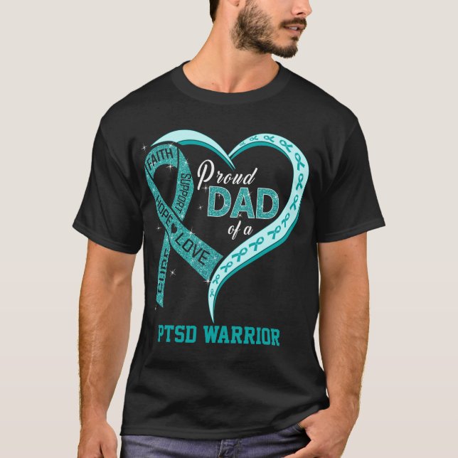 Stolzer Vater eines PCs-Kriegers T-Shirt (Vorderseite)