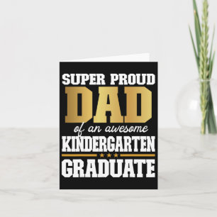 Stolzer Vater eines Phantastischen Kindergartenstu Karte