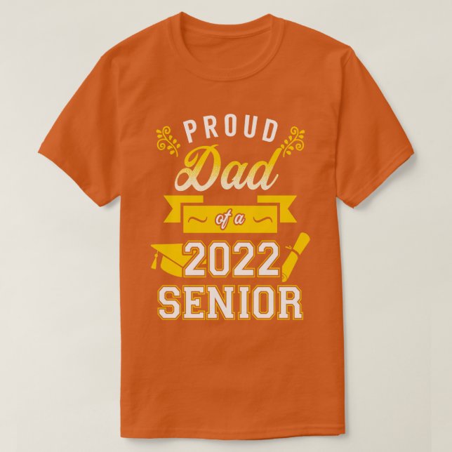 Stolzer Vater eines Senior 2022 5 T-Shirt (Design vorne)