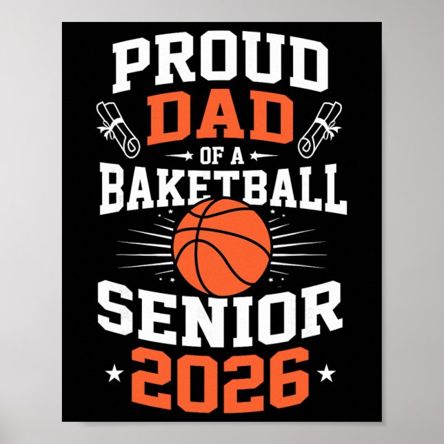 Stolzer Vater eines Sketll-Absolventen 2026 Abschl Poster (Vorne)