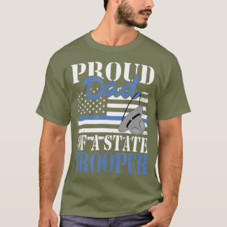 Stolzer Vater eines Staat-Polizeibeamten T-Shirt