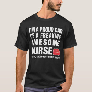 Stolzer Vater eines Vater-Shirts der T-Shirt