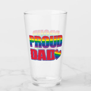 Stolzer Vater Gay Pride Glas