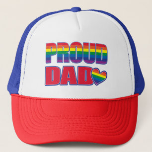 Stolzer Vater Gay Pride Truckerkappe