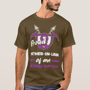 Stolzer Vater im Gesetz der Epilepsie Warrior Epil T-Shirt