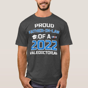 Stolzer Vater im Gesetz von einem valedictorianisc T-Shirt