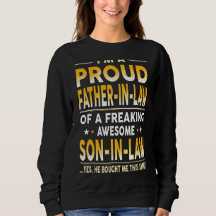 Stolzer Vater im Jura eines frierenden Phantastisc Sweatshirt