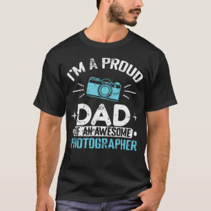 Stolzer Vater Toll Fotograf Design T-Shirt
