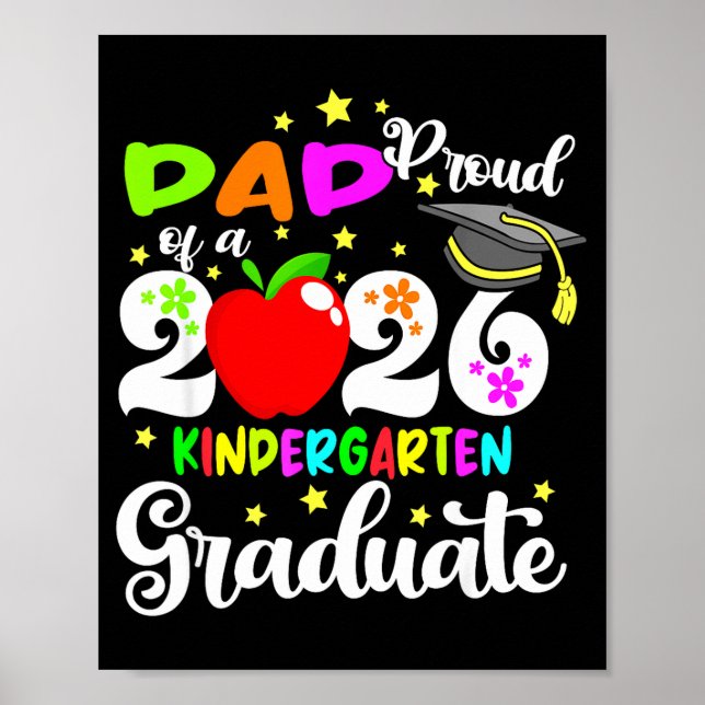 Stolzer Vater von Müttern, die 2026 den Kindergart Poster (Vorne)