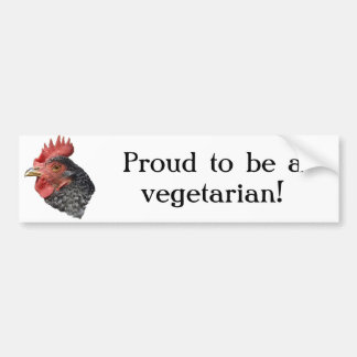 Stolzer Vegetarier - Autoaufkleber