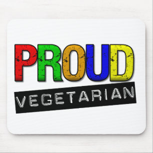 Stolzer Vegetarier Mousepad