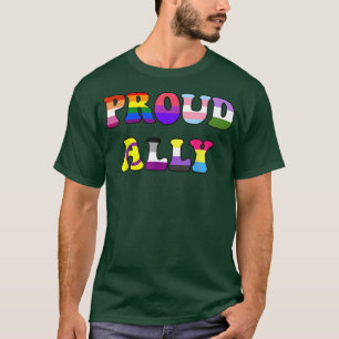 Stolzer Verbündeter LGBTQ Lesbisch Gay Bisexuell T T-Shirt